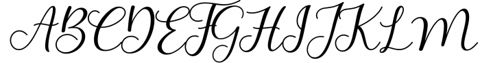 Bluebell - Calligraphy Font Font UPPERCASE