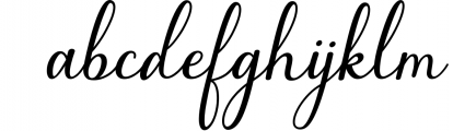 Bluebell - Calligraphy Font Font LOWERCASE