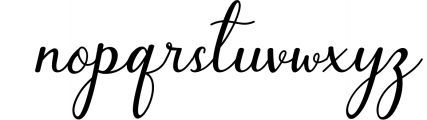 Bluebell - Calligraphy Font Font LOWERCASE