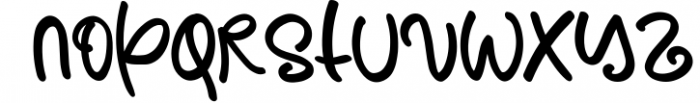 Blueberry Regale - Unique Handwritten Font Font LOWERCASE