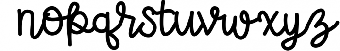 Blush Berry Font Duo - Hand Lettered Script & Sans Serif fon Font LOWERCASE