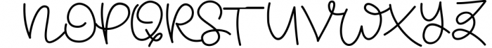 Blushed - A Cute Handwritten Script Font UPPERCASE