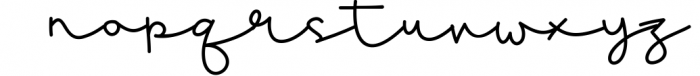 Blushed - A Cute Handwritten Script Font LOWERCASE