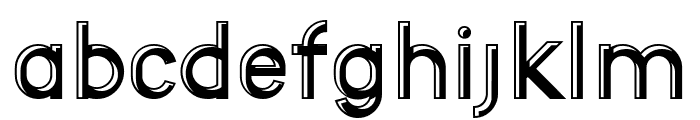 BLACK HIGHLIGHT Font LOWERCASE