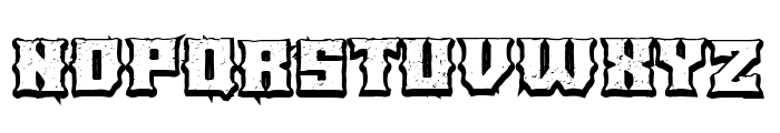 BLACK METAL Font UPPERCASE