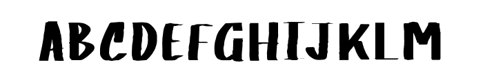 BLACK_RIGHT Font LOWERCASE