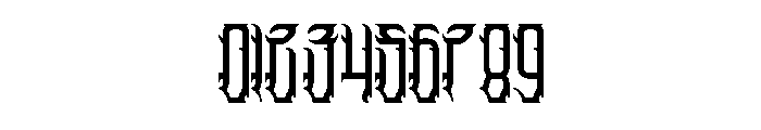 BLASTBEAT Font OTHER CHARS
