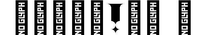 BLOCK PIE Regular Font OTHER CHARS