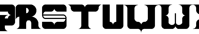 BLOCK PIE Regular Font UPPERCASE