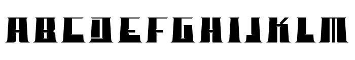 BLOCKO typeface Font UPPERCASE