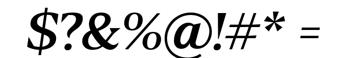 Blaak Light PERSONAL USE Italic Font OTHER CHARS