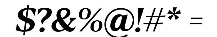 Blaak Regular PERSONAL USE Italic Font OTHER CHARS