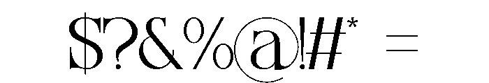 Blacen Font OTHER CHARS