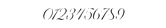 Blacglona Italic Italic Font OTHER CHARS