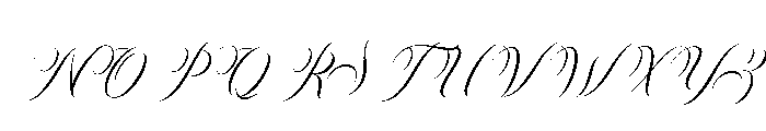 Blacglona Italic Italic Font UPPERCASE