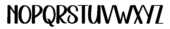 Black Alphabet Font UPPERCASE