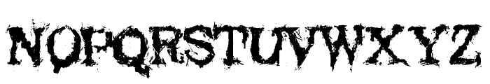 Black Asylum Font UPPERCASE