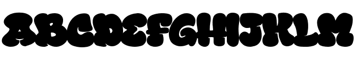 Black Blast Regular Font LOWERCASE