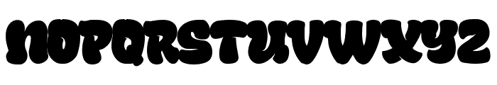 Black Blast Regular Font LOWERCASE