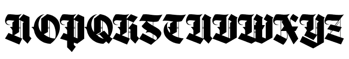 Black Brave Regular Font UPPERCASE