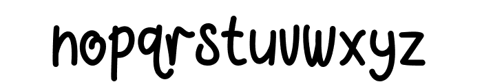 Black Butter Font LOWERCASE