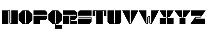 Black Circuit Demo Font UPPERCASE