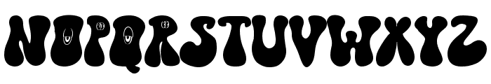 Black Cyclops Font LOWERCASE