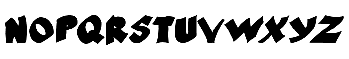 Black Extreme Calipso Club Font UPPERCASE