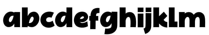 Black Foroth Personal Use Font LOWERCASE