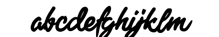 Black Freeday Font LOWERCASE