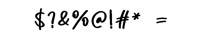 Black Girl Font OTHER CHARS