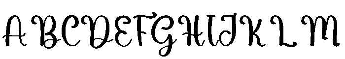 Black Girls Font UPPERCASE