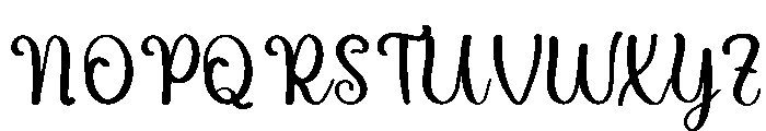 Black Girls Font UPPERCASE