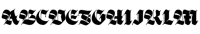 Black Great Regular Font UPPERCASE