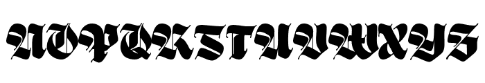 Black Great Regular Font UPPERCASE