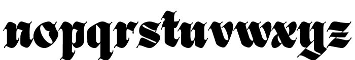 Black Great Regular Font LOWERCASE