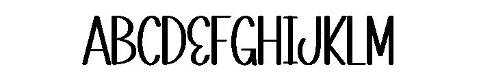 Black Homework Font UPPERCASE