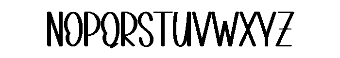 Black Homework Font UPPERCASE