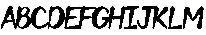Black Honey Script Font UPPERCASE