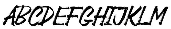 Black Jackal Font UPPERCASE