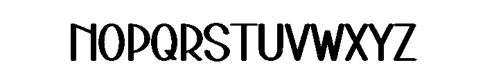 Black Magic1 Font LOWERCASE