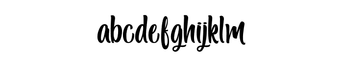 Black Melody - Personal Use Font LOWERCASE