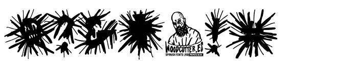 Black Metal Church Font OTHER CHARS
