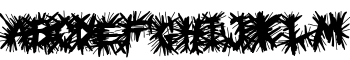 Black Metal Church Font UPPERCASE