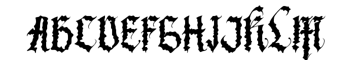 Black Metal Font UPPERCASE