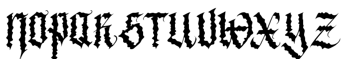 Black Metal Font UPPERCASE