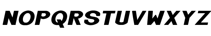 Black Molding Italic Font LOWERCASE