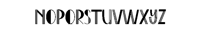Black Monday Font LOWERCASE