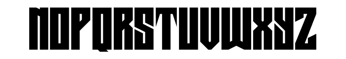 Black Mustang Font UPPERCASE