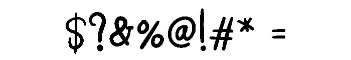 Black Pastel1 Font OTHER CHARS